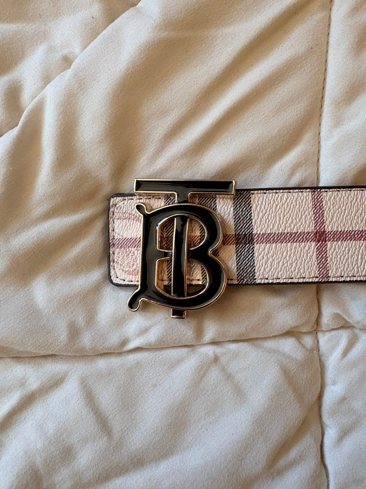 Burberry Riem 105 cm, Bruin, Verzenden, 105 tot 115 cm, Zo goed als nieuw