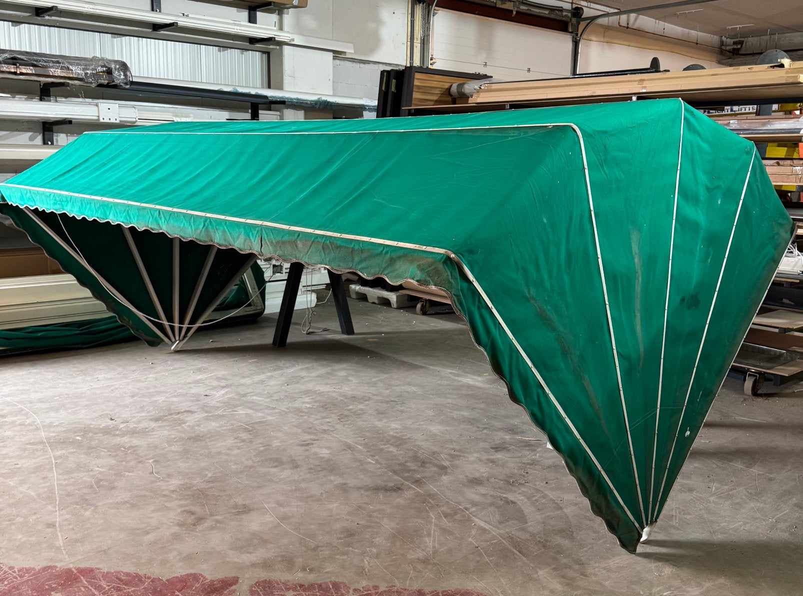 Markies breedte 390 x uitval 170 cm, Tuin en Terras, Zonneschermen, Ophalen, Gebruikt, 150 tot 300 cm, Markies
