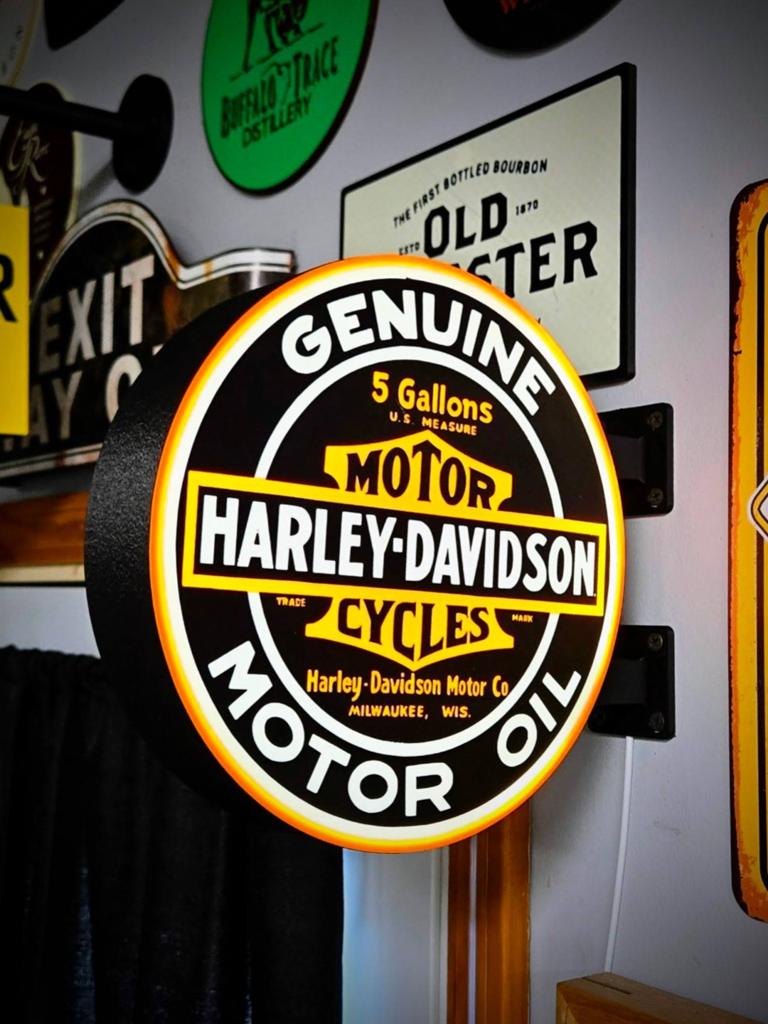 Nieuwe Harley-Davidson LED Lamp - Dubbelzijdig & USB, Ophalen of Verzenden, Nieuw