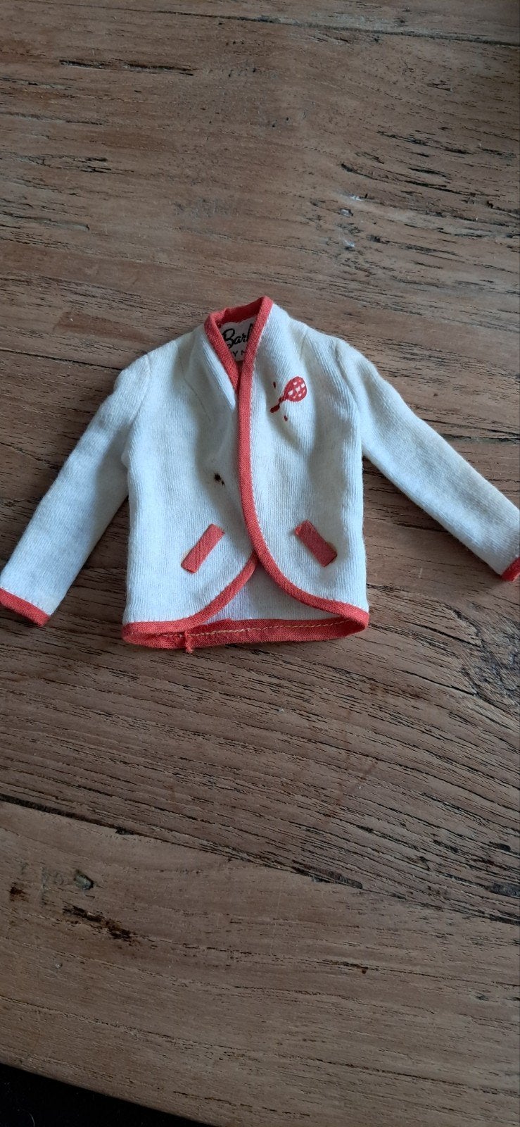 Vintage barbie tennis jaren 60, Verzamelen, Ophalen of Verzenden, Gebruikt, Kleertjes