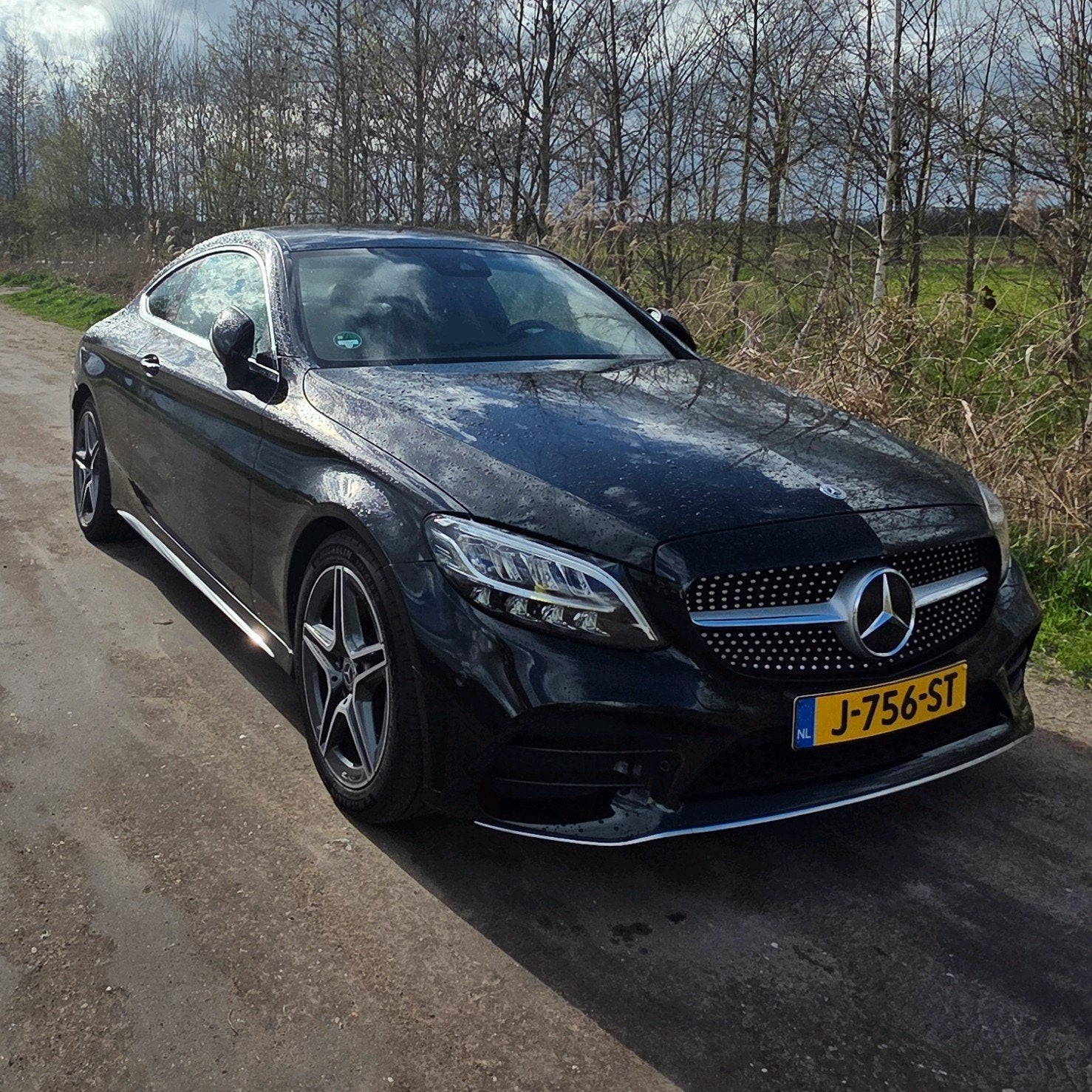 Mercedes-Benz C-Klasse C200 AMG line 184pk 9G-TRONIC 2018, 1800 kg, Euro 6, 4 cilinders, 4 stoelen