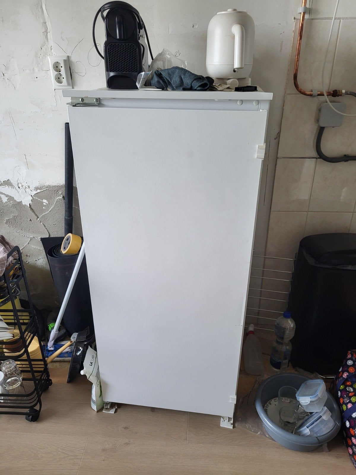 koelkast met inwendige diepvries, Ophalen, Gebruikt, 120 tot 140 cm