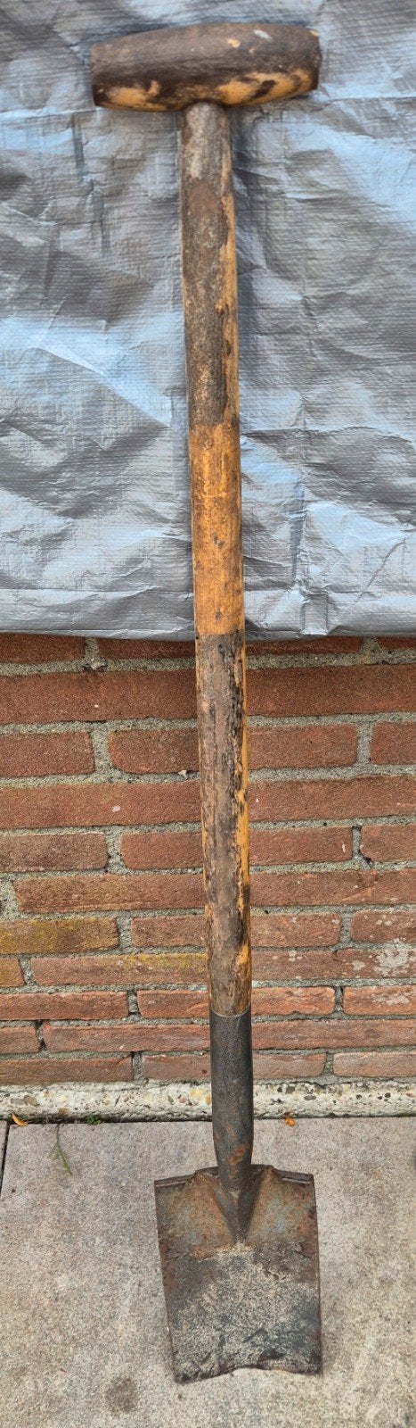Gebruikte schop met houten steel, Ophalen, Gebruikt, Overige typen