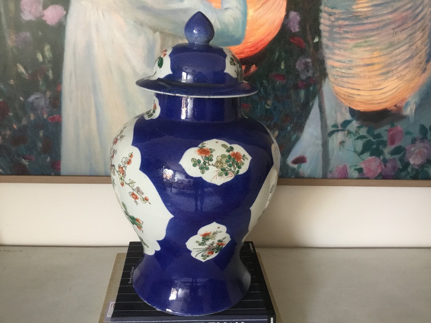 Grote antieke chinese vaas  50 cm., Ophalen