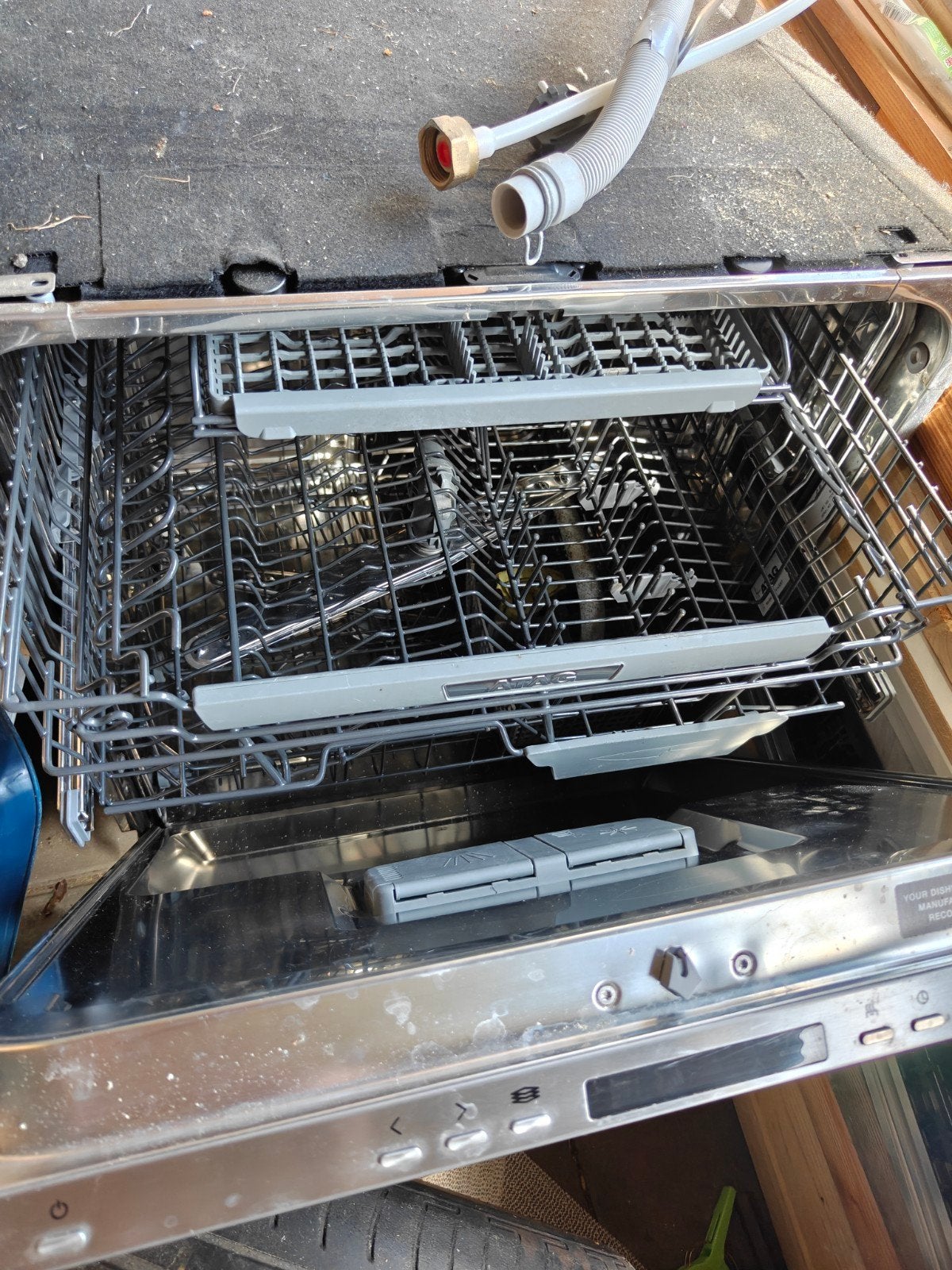 ATAG VA711SRT XL Geïntegreerde Vaatwasser - Defect, Ophalen, 60 cm of meer, Minder dan 10 liter, Energieklasse A of zuiniger