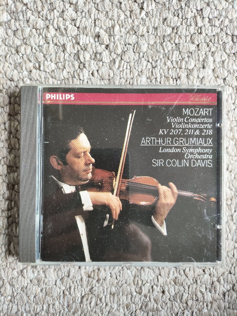 cd Mozart Arthur Grumiaux Sir Colin Davis, Ophalen of Verzenden, Classicisme, Zo goed als nieuw, Overige typen