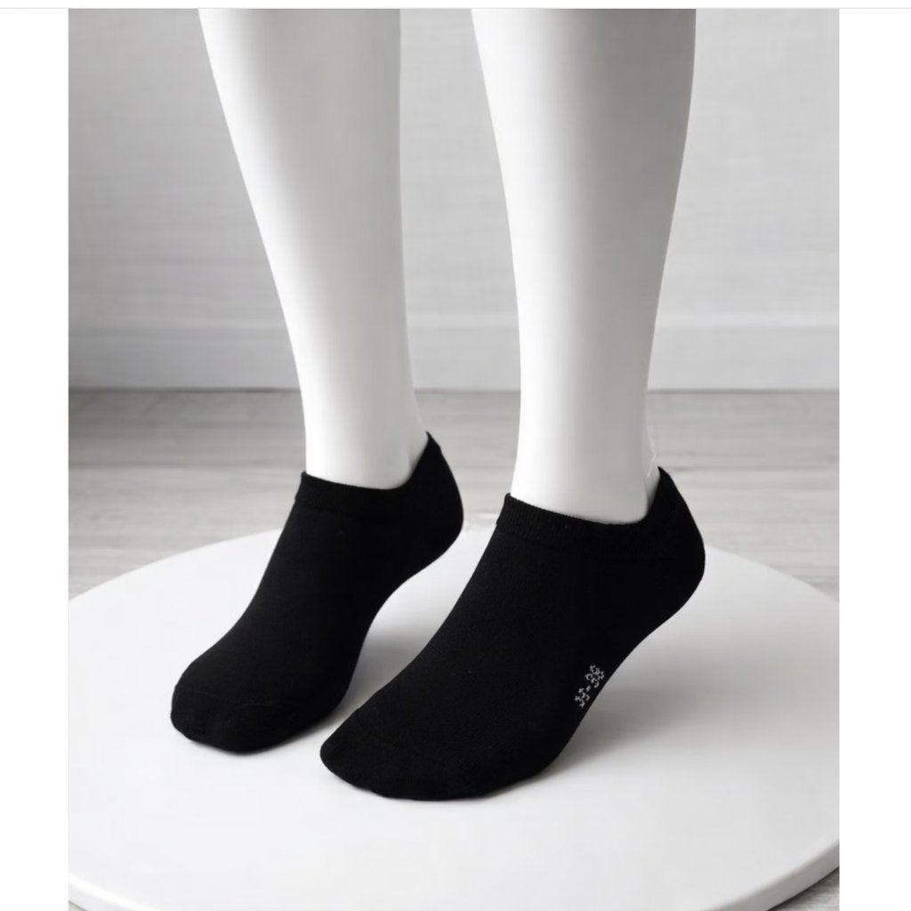2 paar nieuwe zwarte sneakerssokken maat 35-38, Sokken en Kniesokken, Zwart, Maat 35 t/m 38, Nieuw