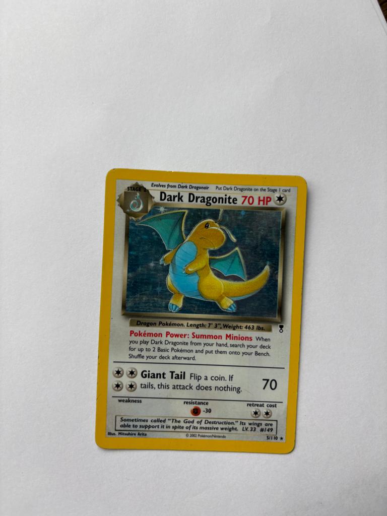 Dark Dragonite Holo Legendary Collection Set 5/110, Ophalen, Gebruikt, Losse kaart, Foil