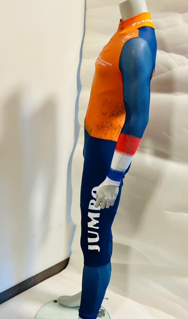Schaatskleding schaatspak snelpak speesldsuit maat M Fila, Ophalen of Verzenden, Gebruikt