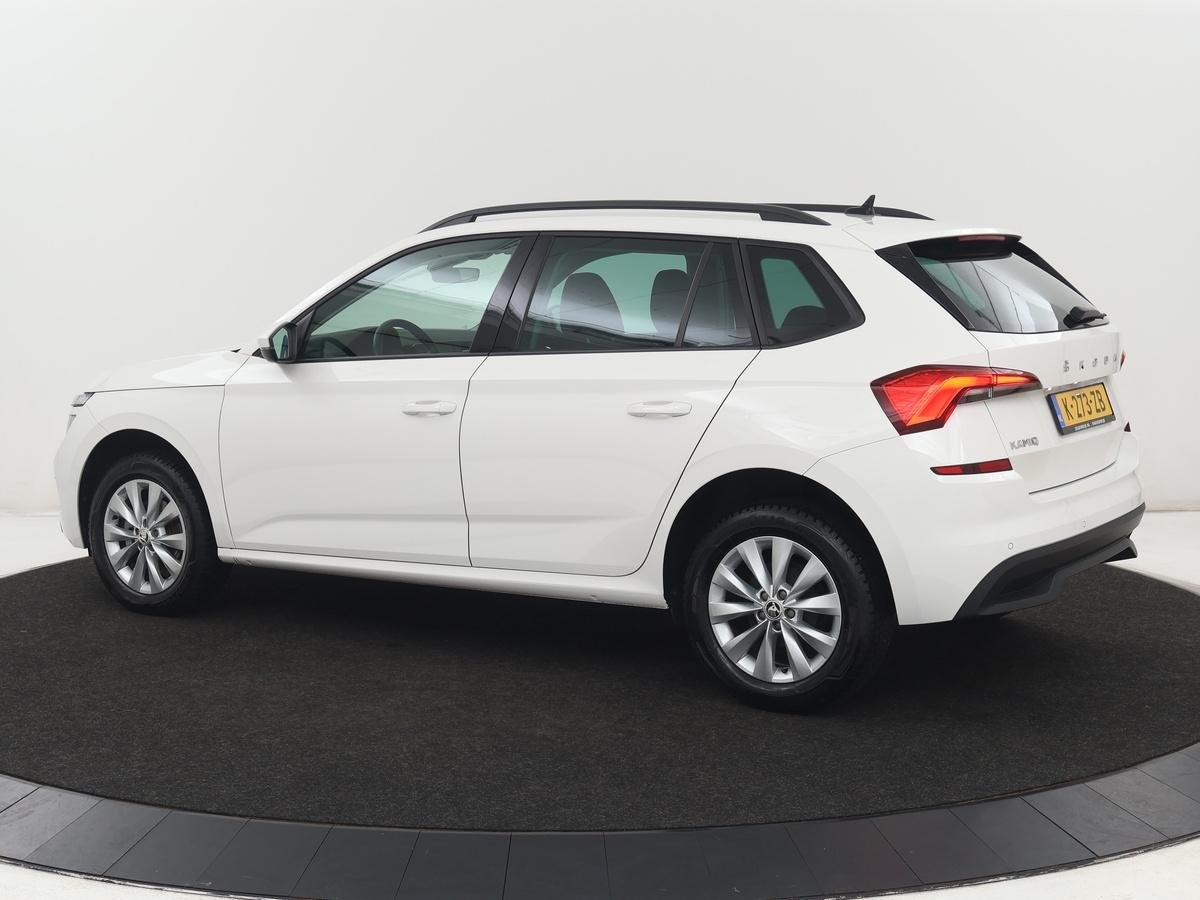 Skoda Kamiq 1.0 TSI Style | Automaat | Carplay | Keyless | C, Auto's, Skoda, Gebruikt, Wit, Origineel Nederlands, 3 cilinders