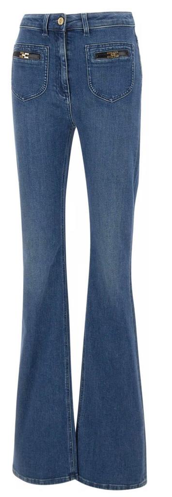 ELISABETTA FRANCHI jeans flaired, maat 27, Kleding | Dames, Spijkerbroeken en Jeans, Ophalen of Verzenden, Nieuw, Blauw, Overige jeansmaten