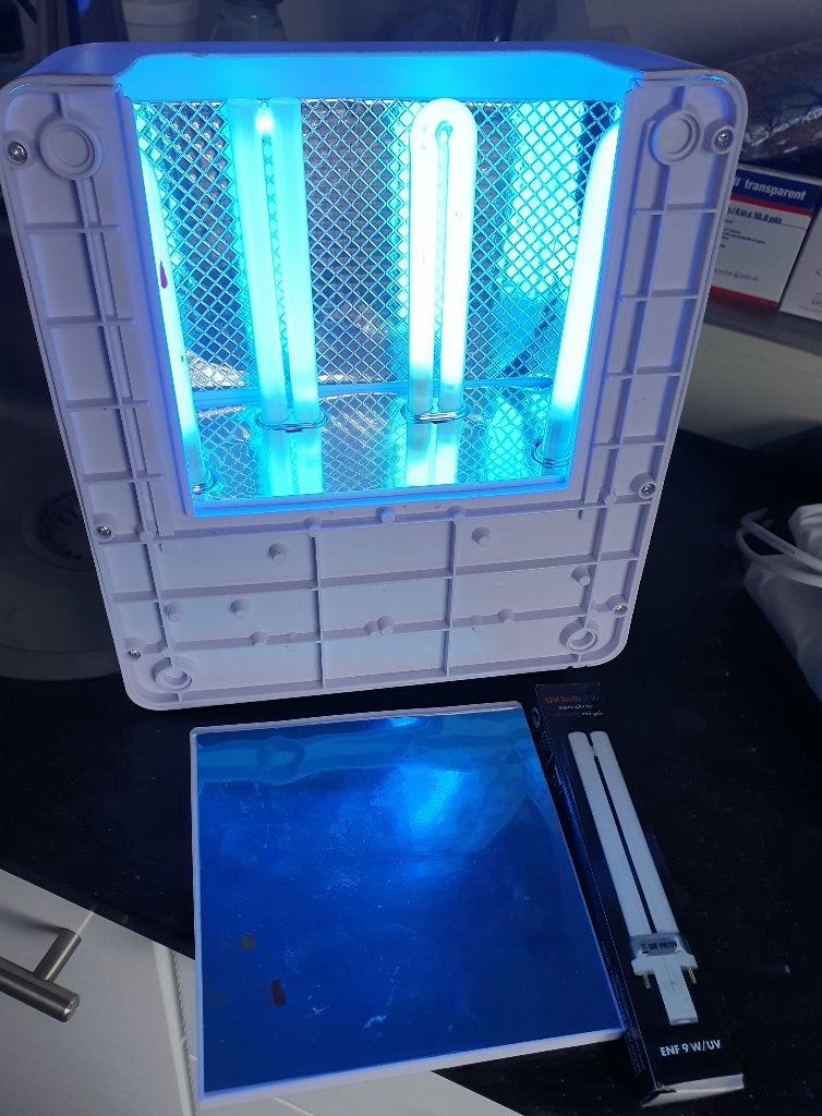 UV/LEDLAMP, Gebruikt, Wit, Ophalen of Verzenden, Handen en Nagels