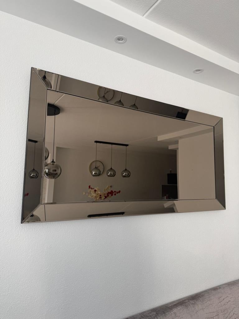 Luxe spiegel Eric Kuster style, Huis en Inrichting, Woonaccessoires | Spiegels, Ophalen, Zo goed als nieuw, Rechthoekig