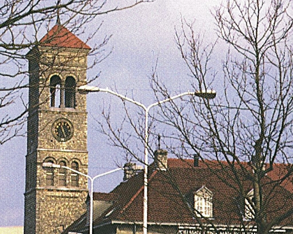 38230	Eindhoven	N Br steentjeskerk Museum	zegel afgeweekt, Verzamelen, Ophalen of Verzenden, 1980 tot heden, Gelopen, Noord-Brabant