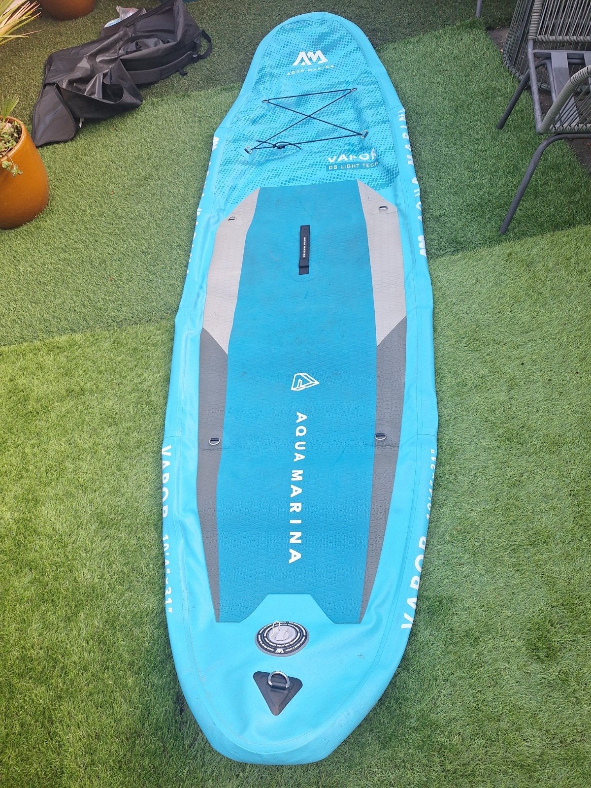 Aqua Marina Vapor SUP Board 10'4" met peddel en tas, Ophalen of Verzenden, Gebruikt, SUP-boards