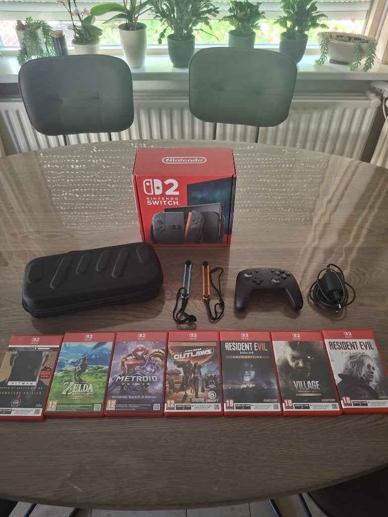 Nindento Switch 2 met vele extra's, Ophalen of Verzenden, Zo goed als nieuw, Met harde schijf, Switch Original