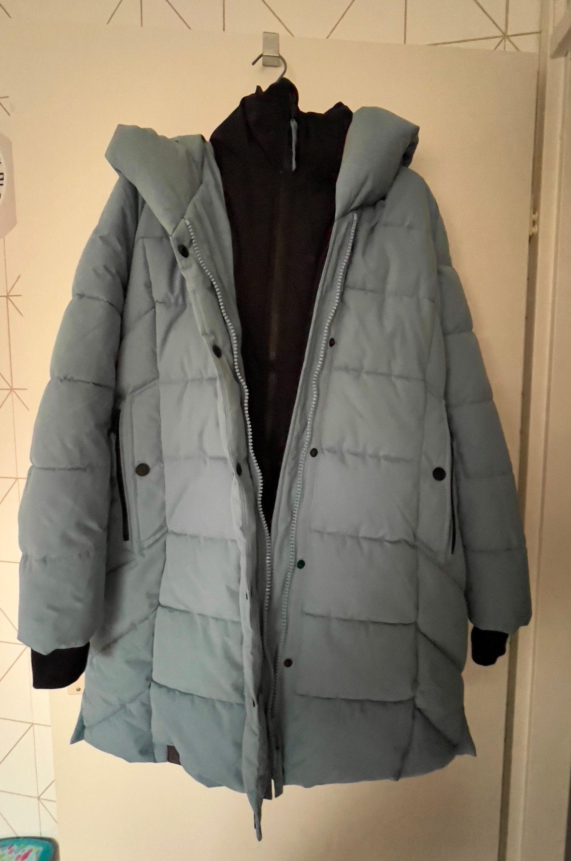 Navahoo powder blue nieuwe warme winterjas maat S, Ophalen of Verzenden, Nieuw, Maat 36 (S), Blauw