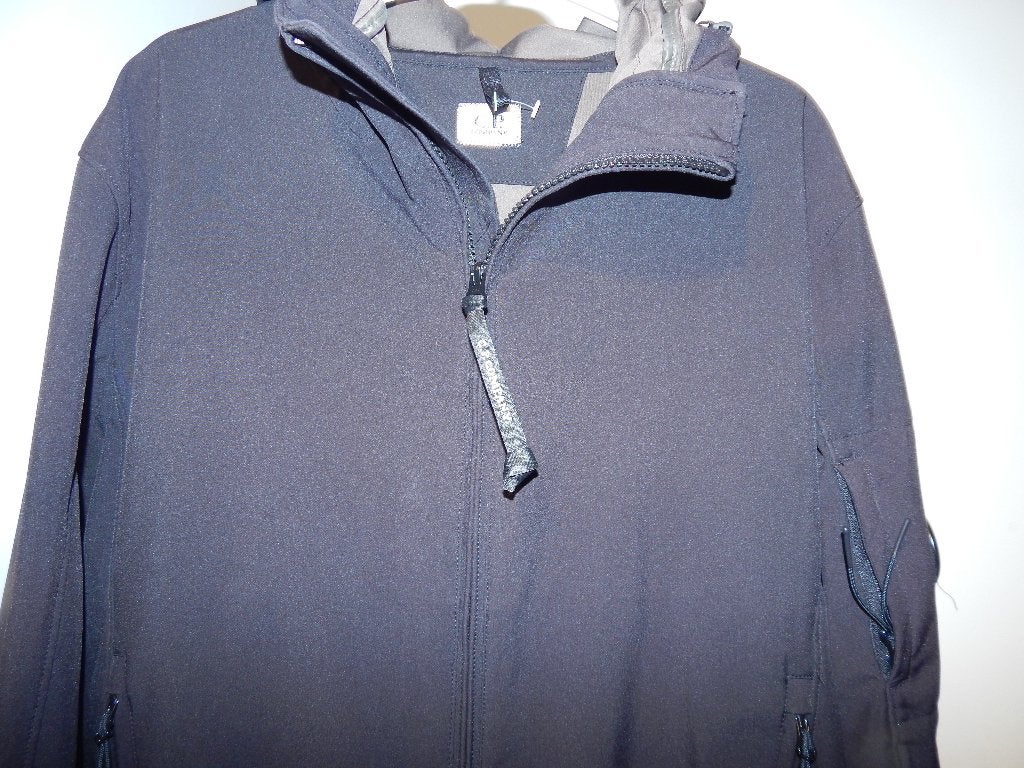 CP Company soft shell jas zwart goggle op de mouw IZGS 50, Kleding | Heren, CP Company, Maat 48/50 (M), Zwart, Ophalen of Verzenden