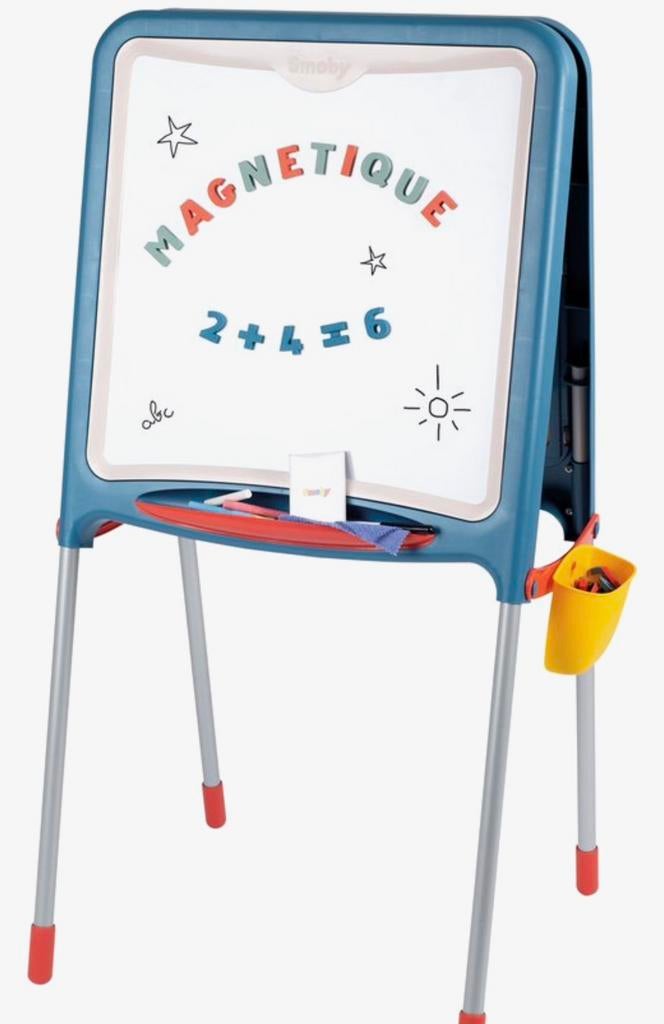 Smoby metalen en magnetisch teken en leerbord, Ophalen, Zo goed als nieuw