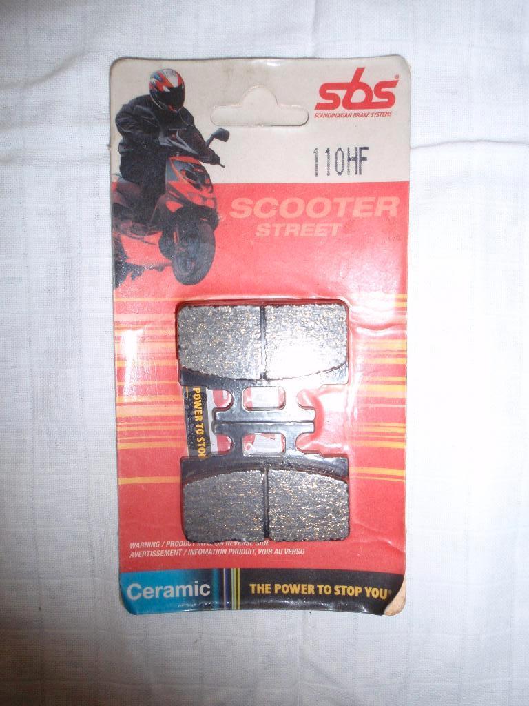 SBS Remblokken Scooter HF Keramisch 110HF, Ophalen of Verzenden, Nieuw, Overige typen, SYM