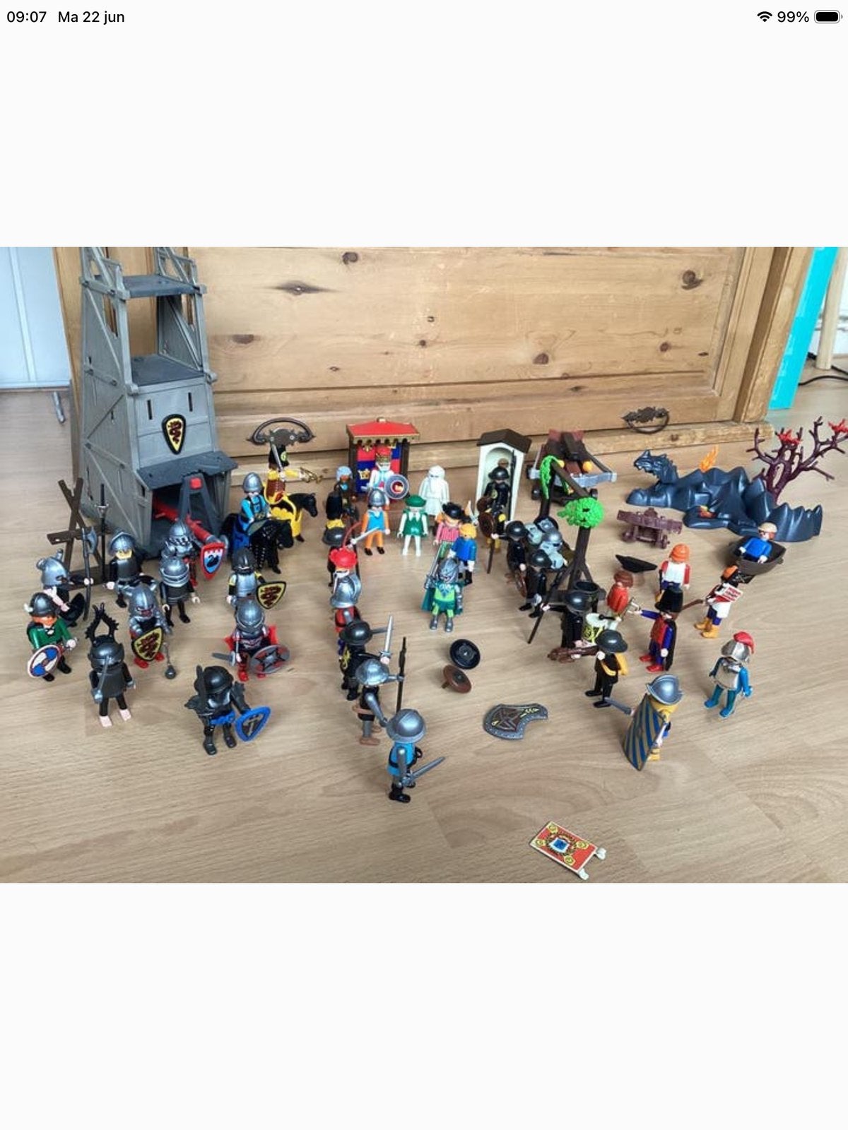 Playmobil ridders kavel, Ophalen of Verzenden, Zo goed als nieuw