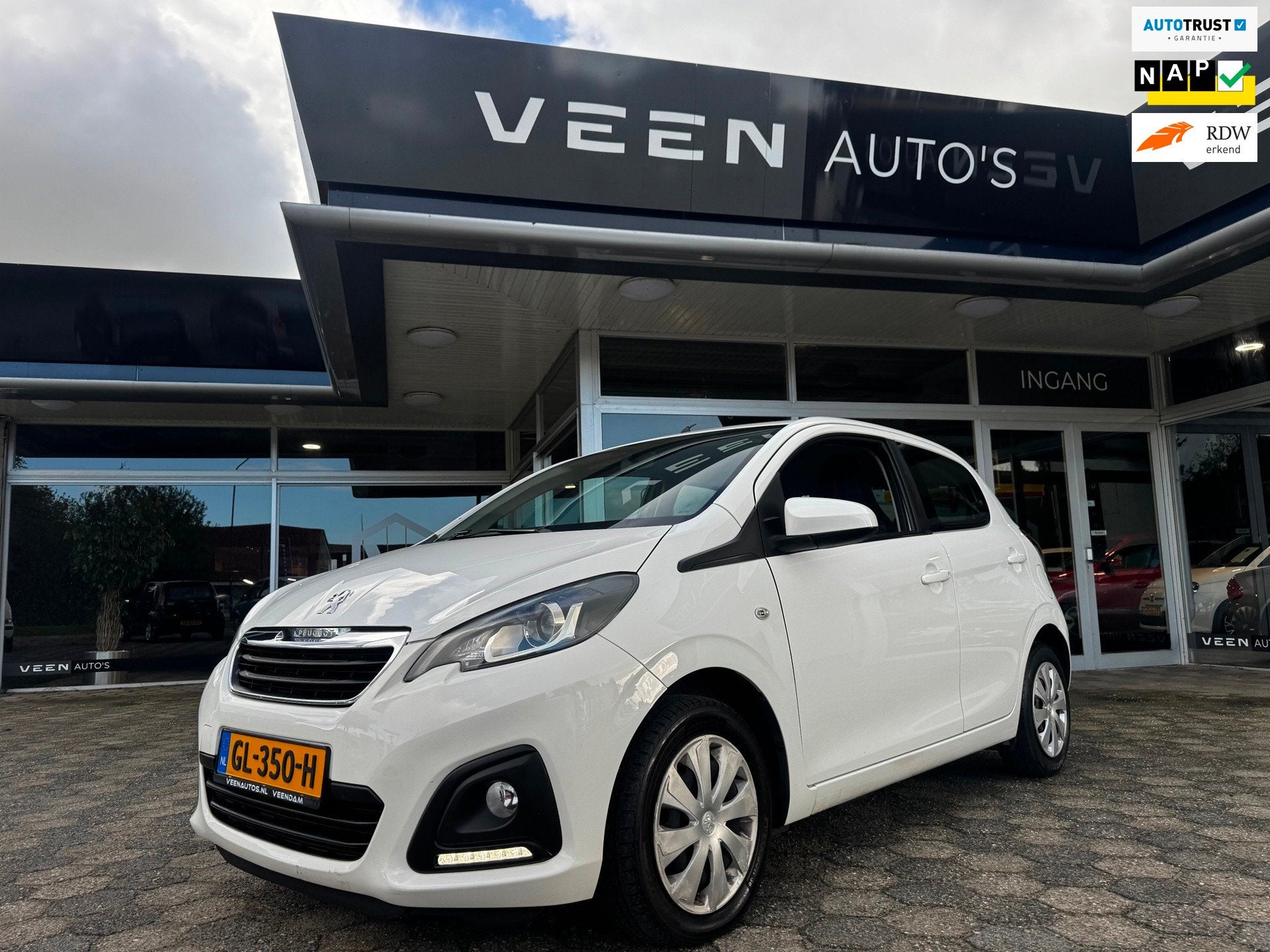 Peugeot 108 1.0 e-VTi Première 5 Deurs LED Airco Netjes!, Voorwielaandrijving, Gebruikt, Euro 6, 4 stoelen