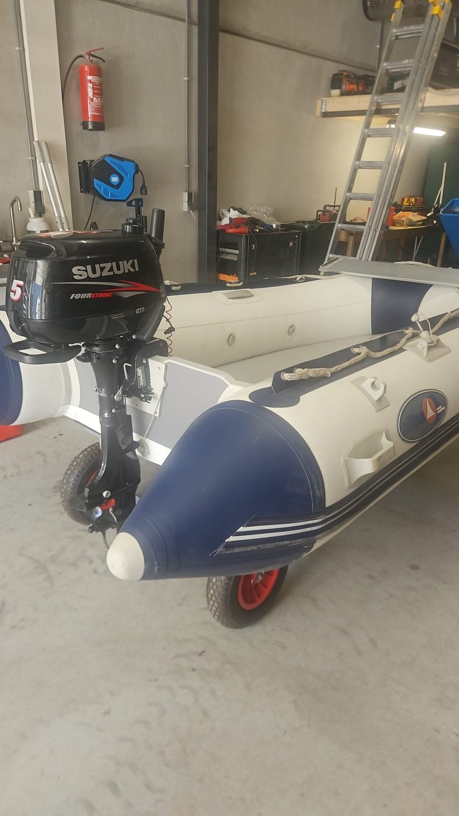 Allpa 290 rib 5 pk suzuki in nieuwstaat incl trailer nieuwst, Watersport en Boten, Ophalen, 10 cm, Peddels, 5 pk