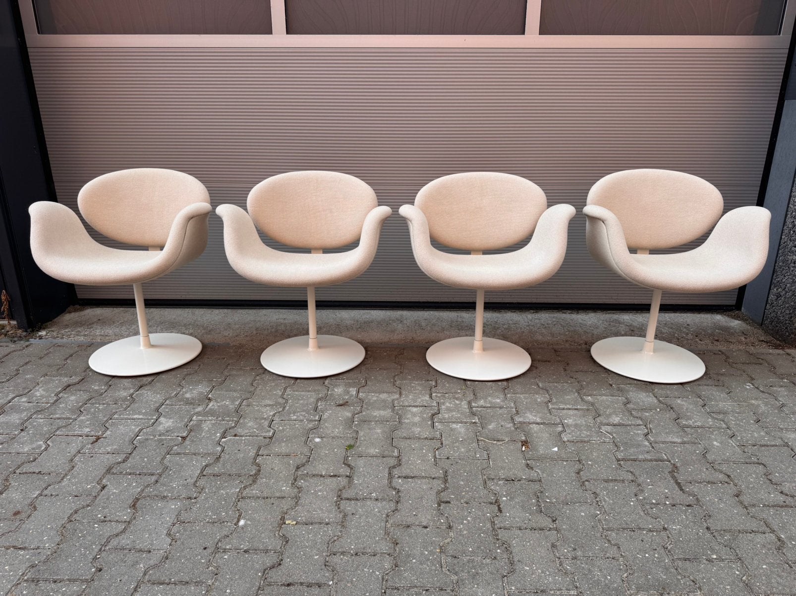 Artifort Little Tulip stoel F163 (4x) - Pierre Paulin-, Ophalen, Luxe design, Overige kleuren, Zo goed als nieuw