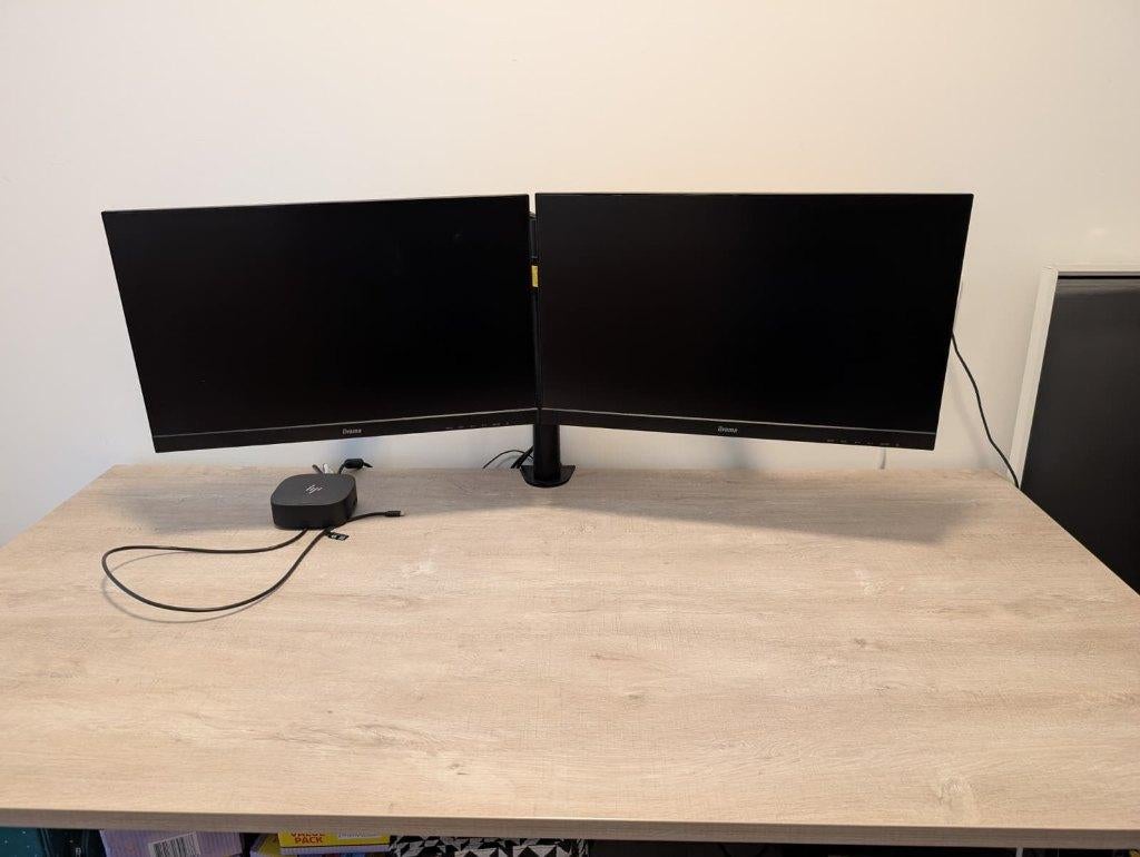Volledige thuiswerkplek, Ophalen, 160 cm, Demontabel, Zo goed als nieuw