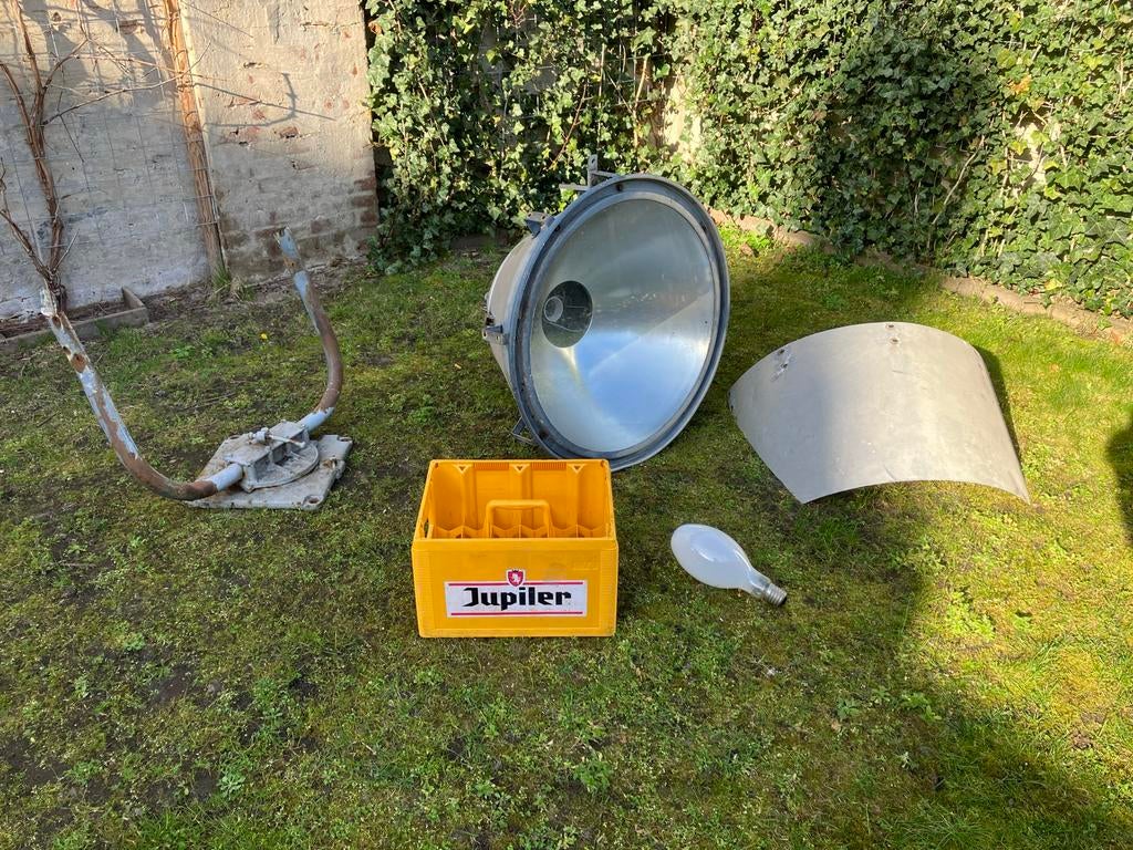 SNCF Schijnwerper Lamp - Industriële Vintage Stijl, Ophalen, Gebruikt