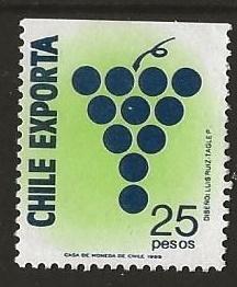 Chili 24, druiven, Verzenden, Gestempeld, Zuid-Amerika