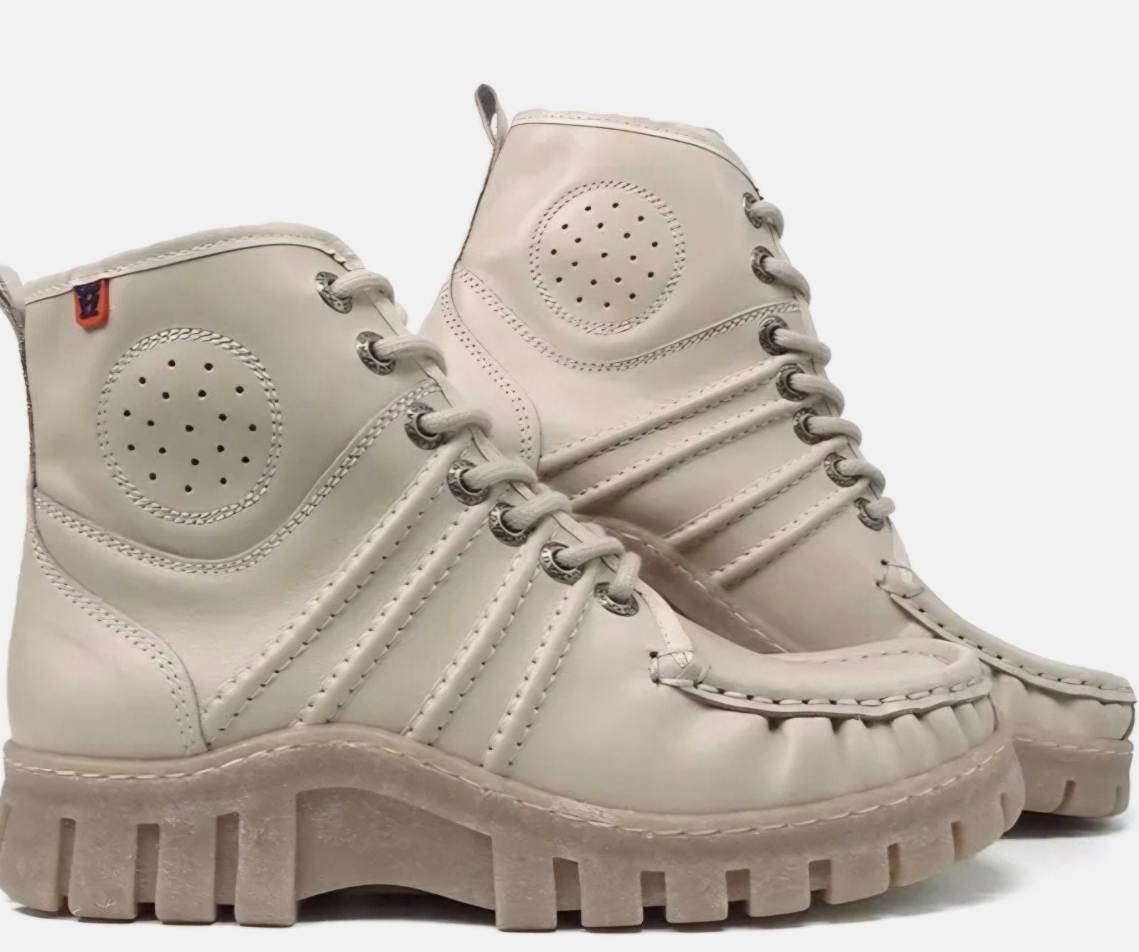 Megamok beige, maat 36 nieuw!, Kleding | Dames, Beige, Lage of Enkellaarzen, MAG, Nieuw