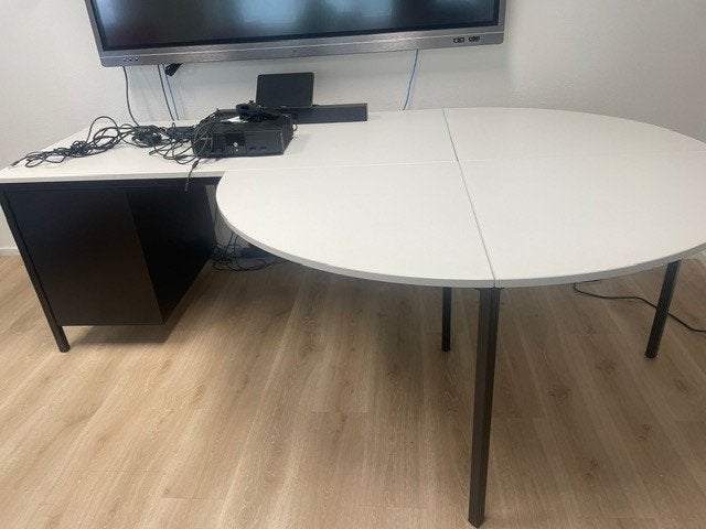 bureau tafel, Overige typen, Zo goed als nieuw, Wit, Kunststof