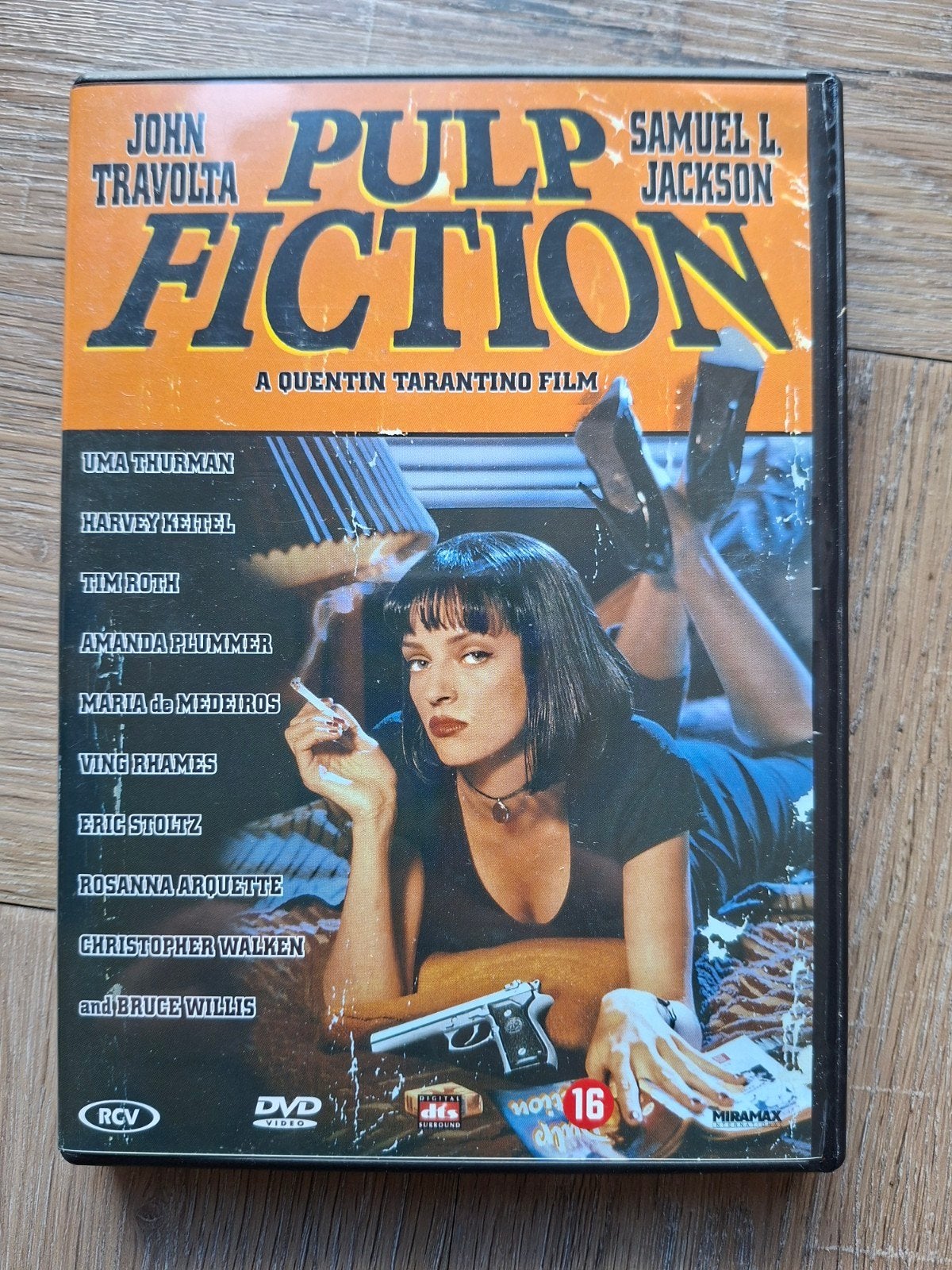 Pulp Fiction DVD - Quentin Tarantino Klassieker, Maffia en Misdaad, Engels, Vanaf 16 jaar, Nederlands