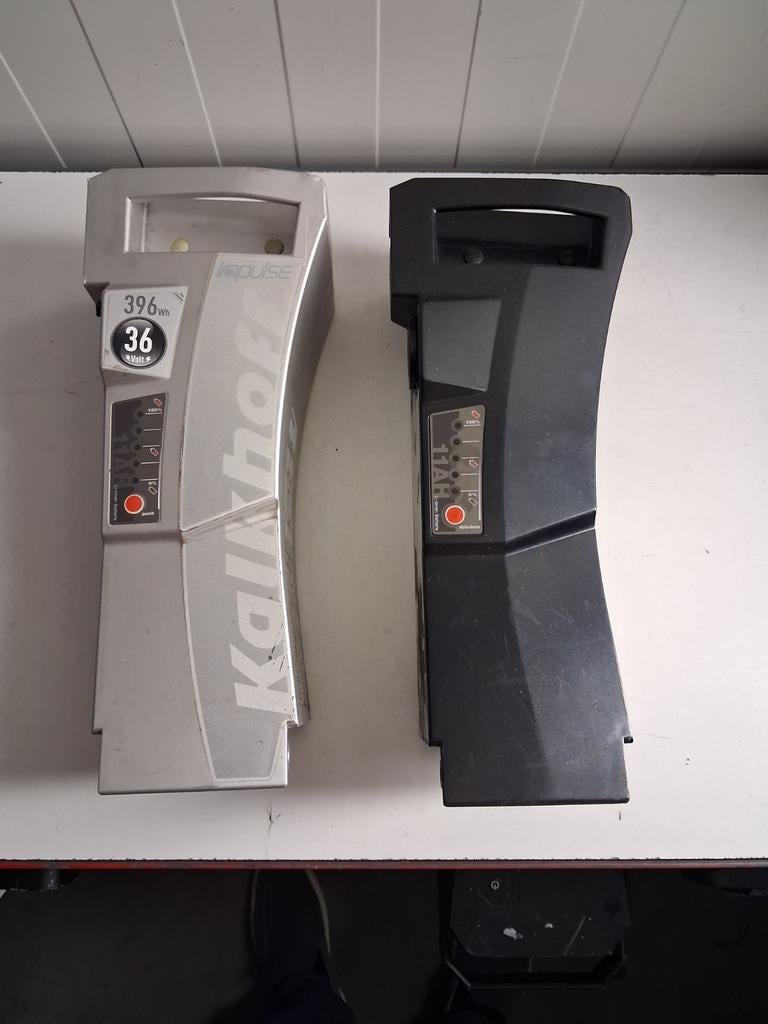 2 stuks defecte fiets accu's  Kalkhoff Impulse Gazelle, Www.derby cycle.nl, Ophalen of Verzenden, Pyter jurjensstrjitte stiens