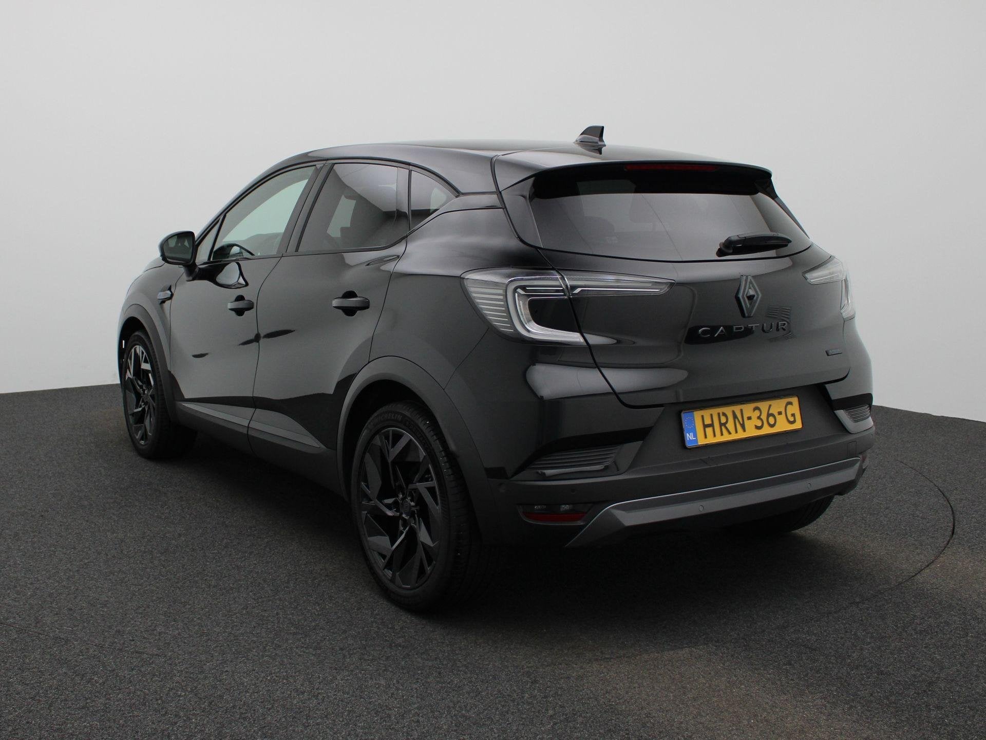 Renault Captur 1.6 E-Tech full hybrid 145 esprit Alpine | Au, Auto's, 1345 kg, Gebruikt, Zwart, Origineel Nederlands