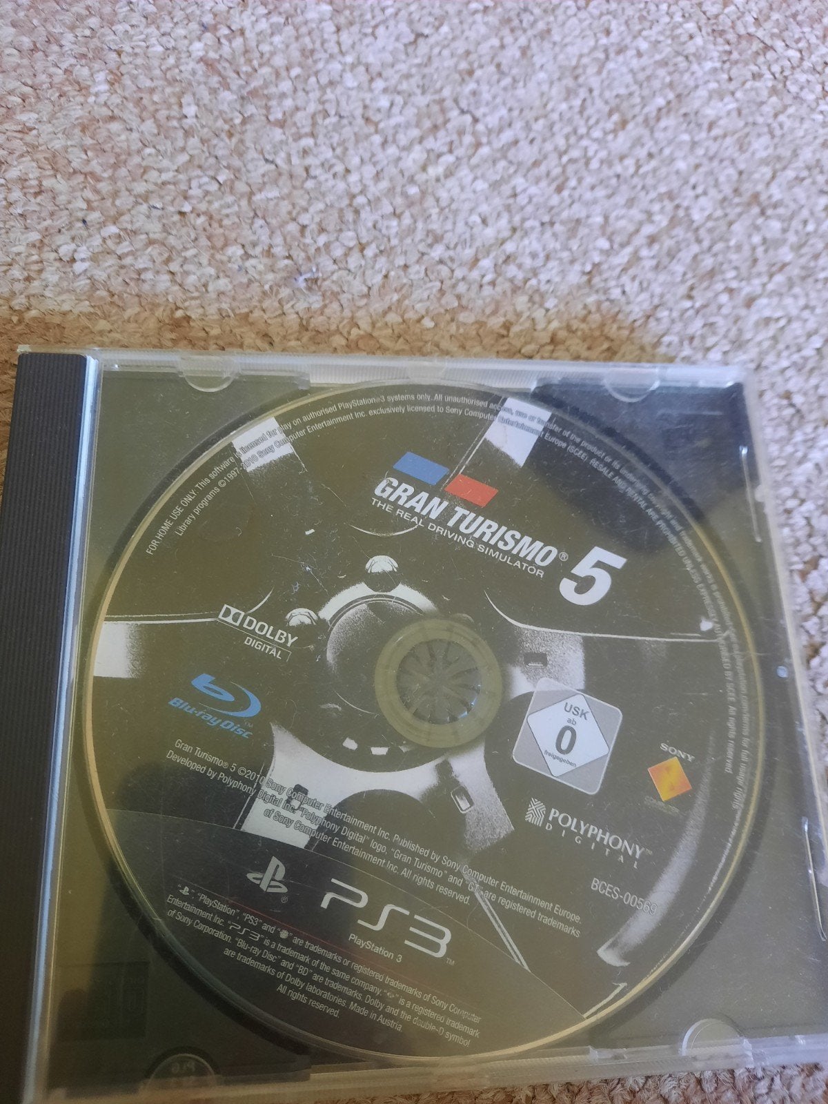Gran Turismo 5 - PlayStation 3 (PS3) Racegame, Online, Gebruikt, 1 speler, Racen en Vliegen