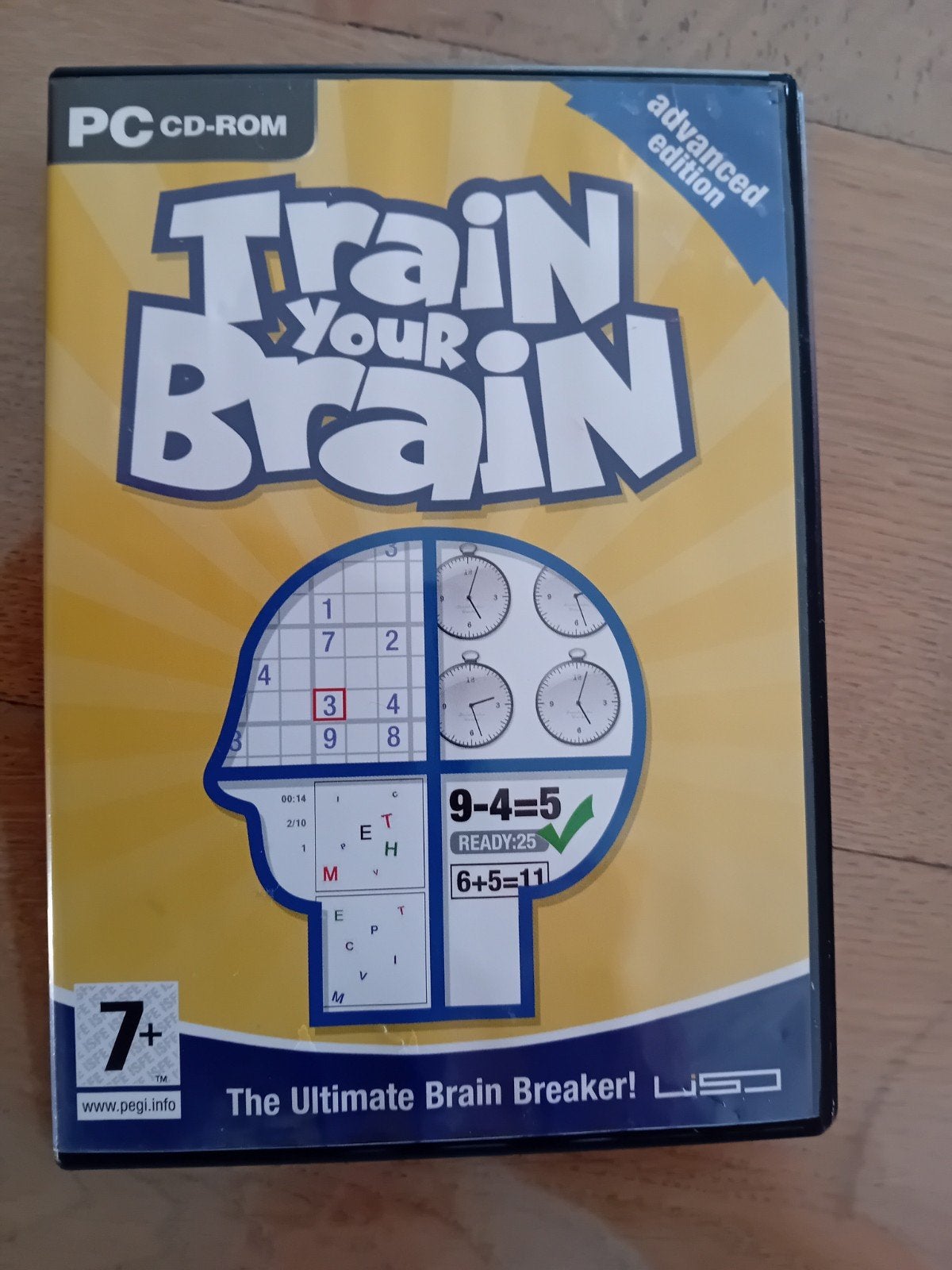 Train Your Brain - Advanced Edition PC CD-ROM, Spelcomputers en Games, Puzzel en Educatief, Gebruikt, 1 speler, Ophalen of Verzenden