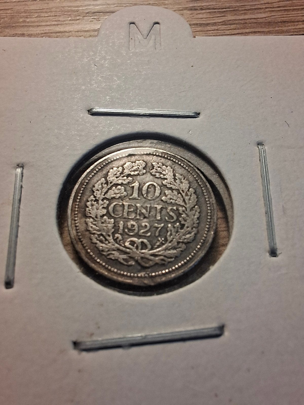 Dubbeltje / 10 cent 1927 | Wilhelmina | Mooie patina, Zilver, Ophalen of Verzenden, 10 cent, Koningin Wilhelmina