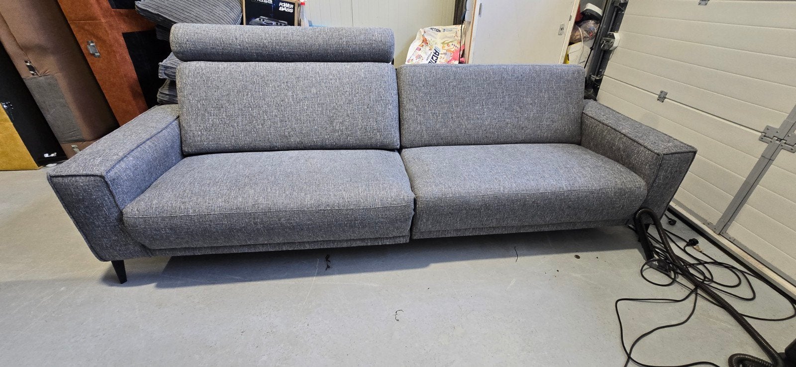 Zem Lifestyle Bank 3/4-persoons met elektrische relaxfunctie, Ophalen, 250 tot 300 cm, Gebruikt, 100 tot 125 cm