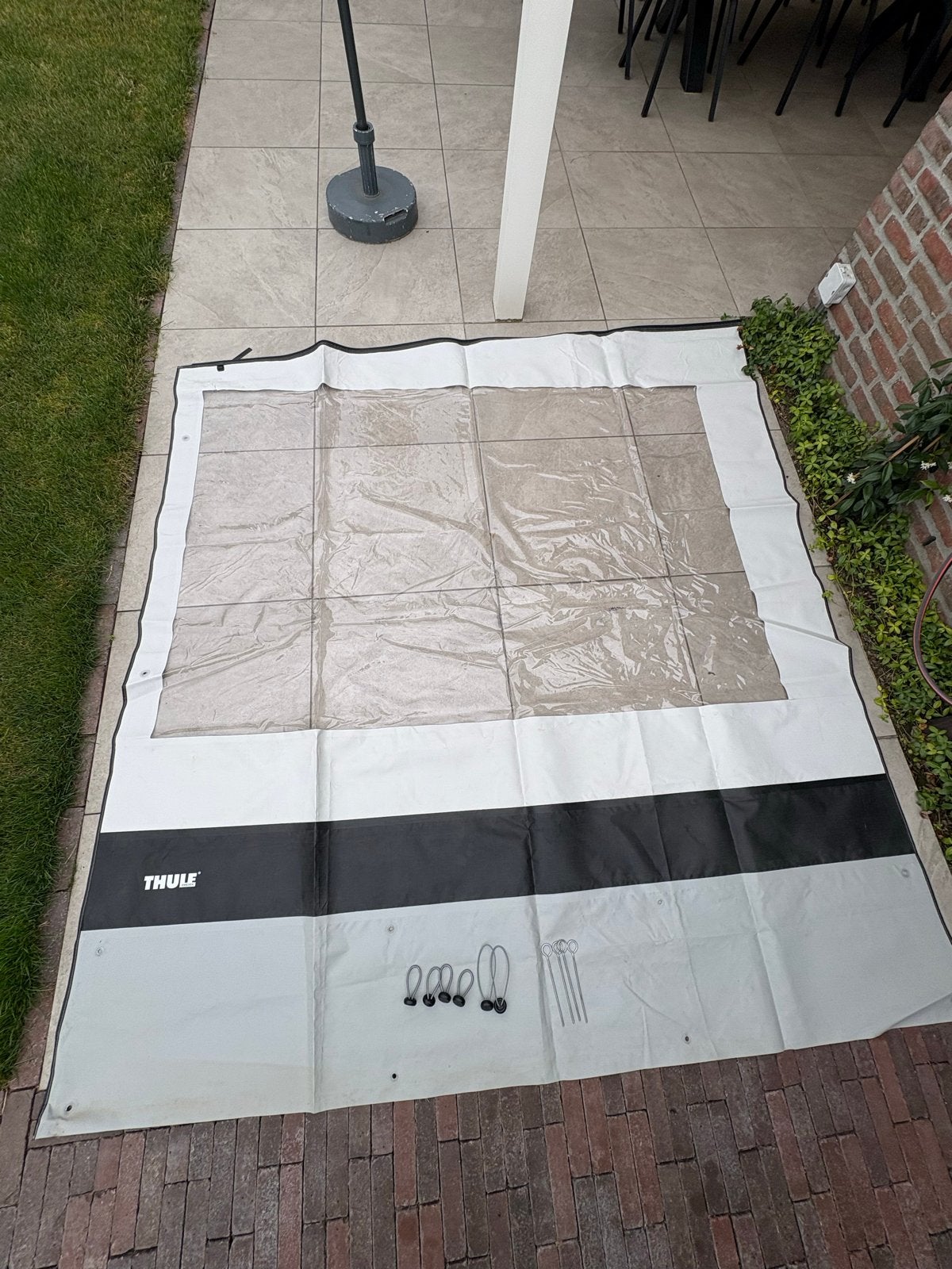 Thule Rain Blocker Side G2 (2.50m) met spanstang, Ophalen of Verzenden, Zo goed als nieuw