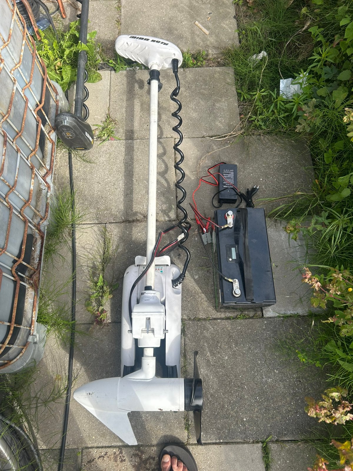 Minn Kota Riptide 55 lbs fronttroller voor zout water., Ophalen of Verzenden, Gebruikt, Overige typen