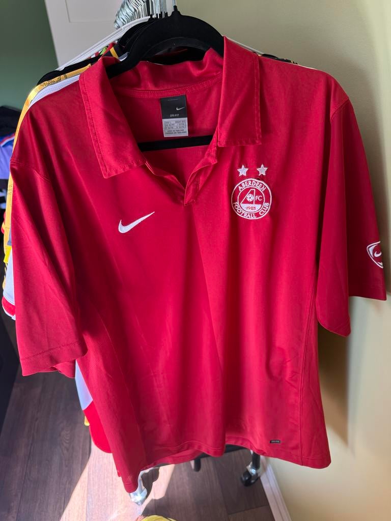 Vintage Aberdeen Thuisshirt 2006/2007 - Maat L, Kleding | Heren, Sportkleding, Maat 52/54 (L), Ophalen of Verzenden, Voetbal, Gedragen