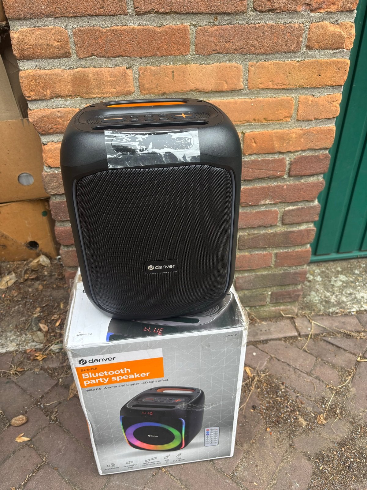 Denver Bluetooth Speaker Party Karaoke Box NIEUW, D, Den, Ophalen of Verzenden, Zo goed als nieuw