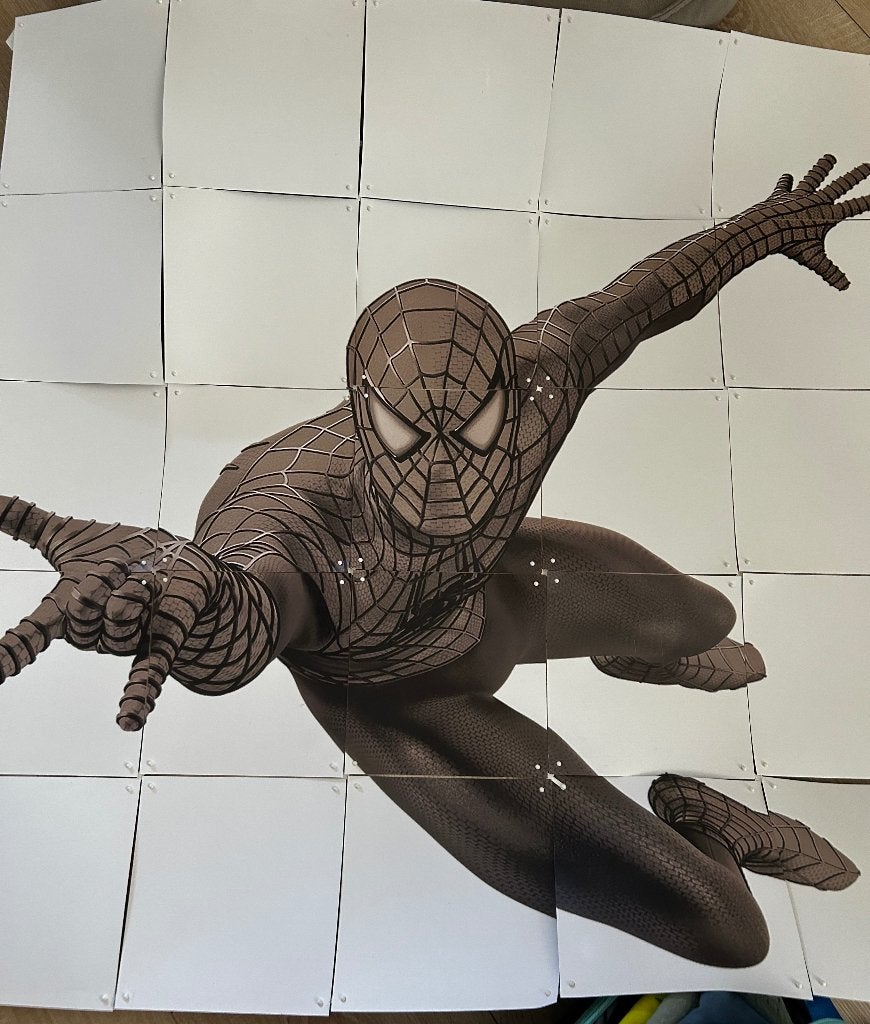 Spider-Man poster, Kinderen en Baby's, Ophalen, Gebruikt, 180 cm of meer, 85 tot 100 cm