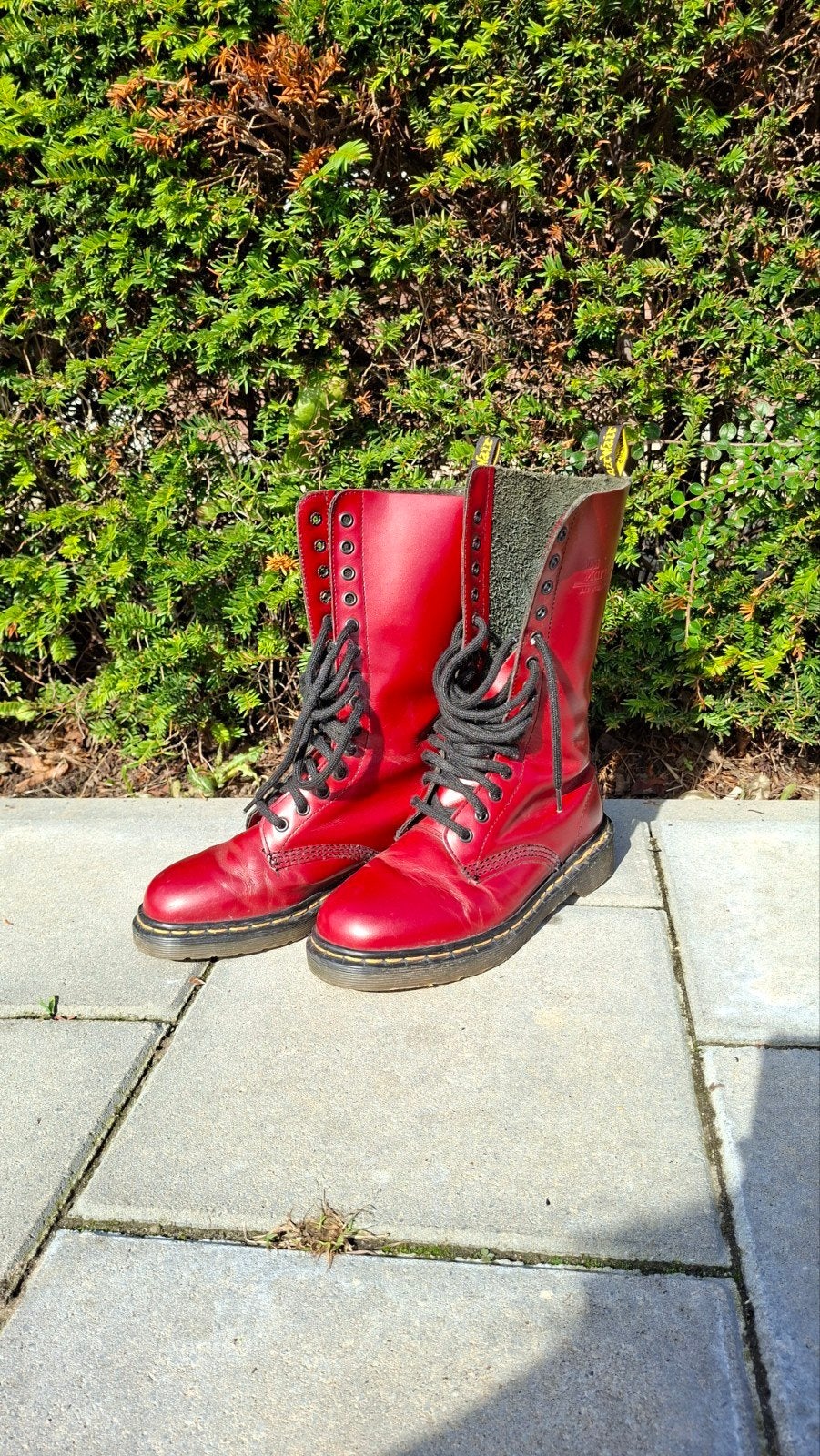 Vintage Dr. Martens MIE – UK 5, Hoge laarzen, Ophalen of Verzenden, Dr. Martens, Gedragen