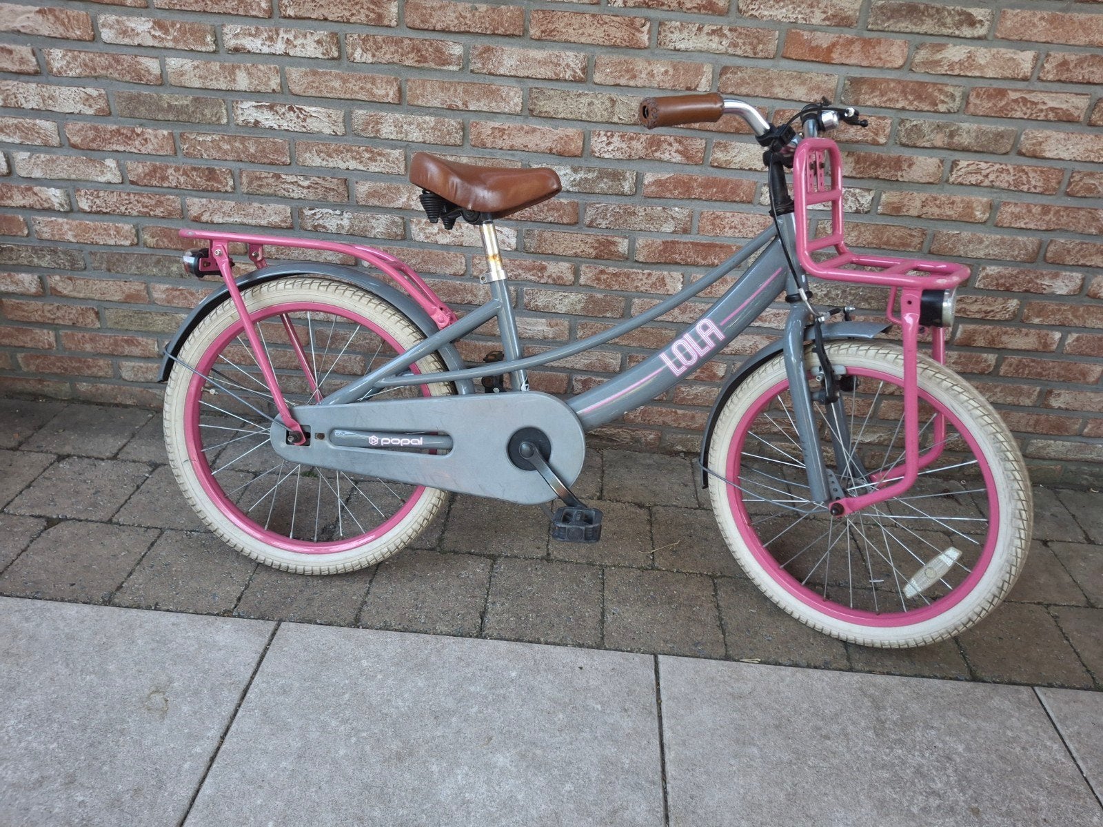 Popal meisjes fiets 20 inch, Fietsen en Brommers, Fietsen | Meisjes, Ophalen, Gebruikt, 20 inch