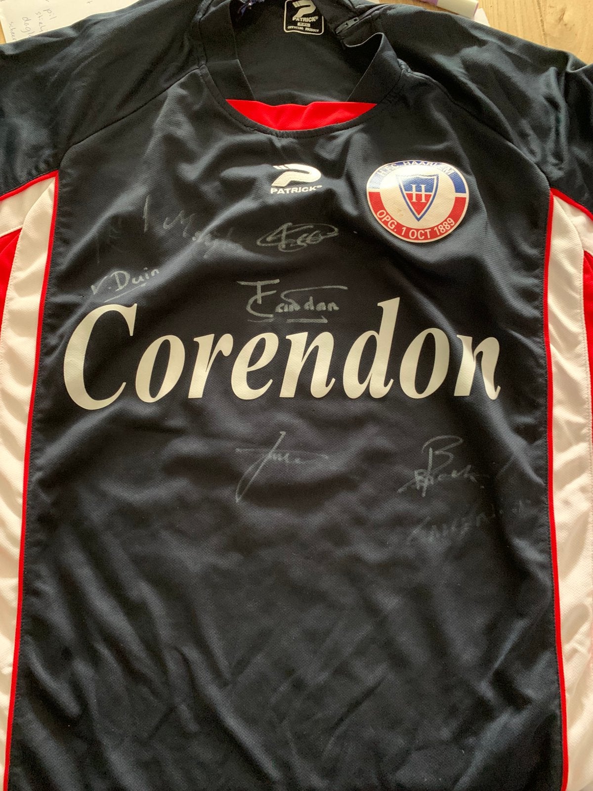 Matchworn HFC Haarlem nr 8, Ophalen of Verzenden, Zo goed als nieuw, Overige binnenlandse clubs, Shirt