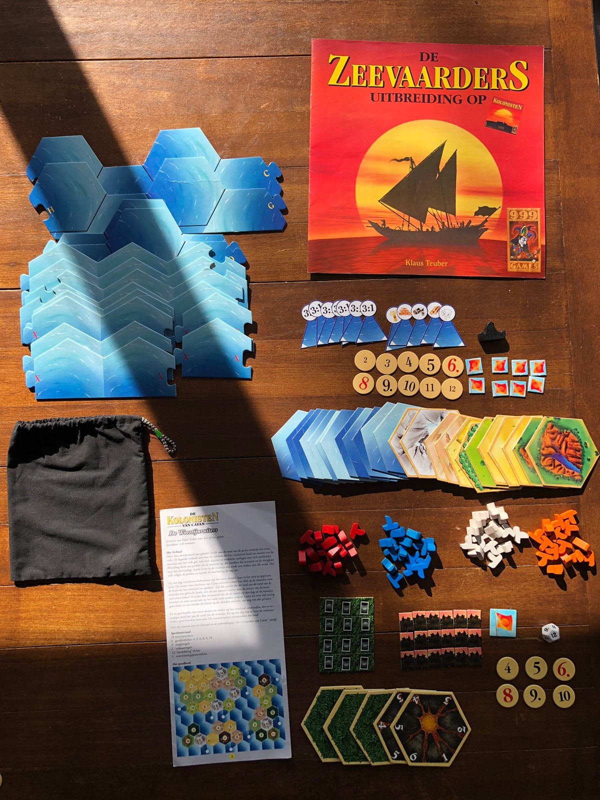 Catan Zeevaarders inclusief scenario De Woestijnruiters, Ophalen of Verzenden, Zo goed als nieuw