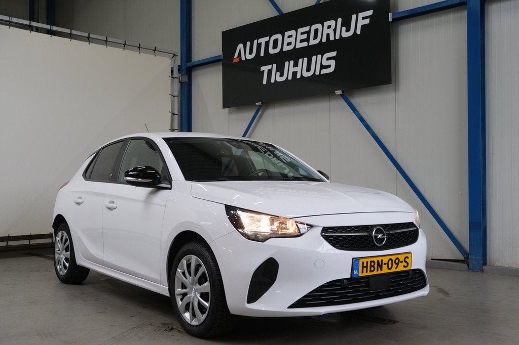 Opel Corsa-e Elegance 1 fase 50 kWh, Auto's, 330 km, 136 pk, Gebruikt, Automatische klimaatregeling